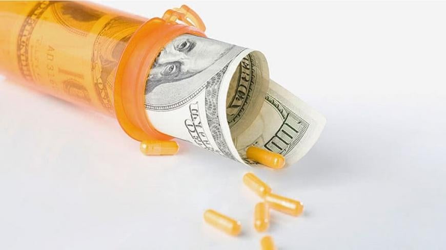 bottle of pills that doctors are being paid to sell